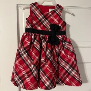 12 months just one you carters red white black green dress Christmas holiday